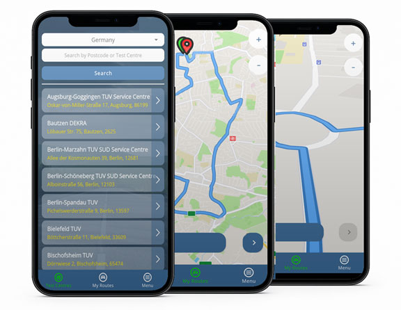 Lade die deutsche Fahrprüfungsstrecken-App herunter